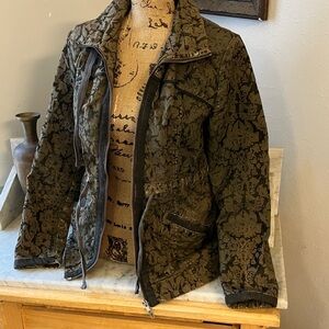Anthropologie Olive and Black Military Jacket Hei Hei Brand Super Cute Jacket!!S